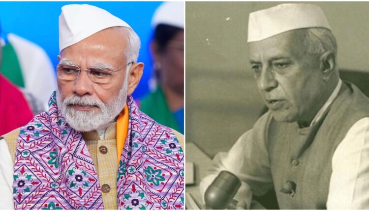 modi-nehru shaksinews