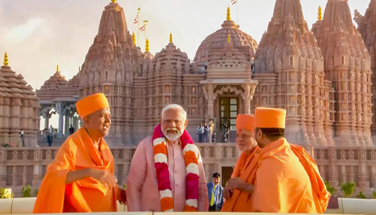 Hindu temple inaugurated in Abu Dhabi